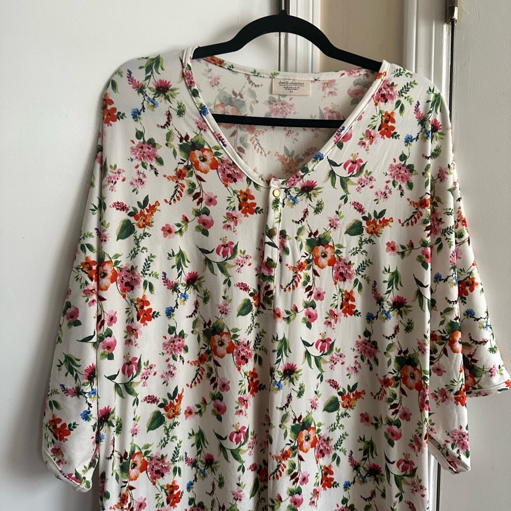 Floral Dwell and Slumber Dress